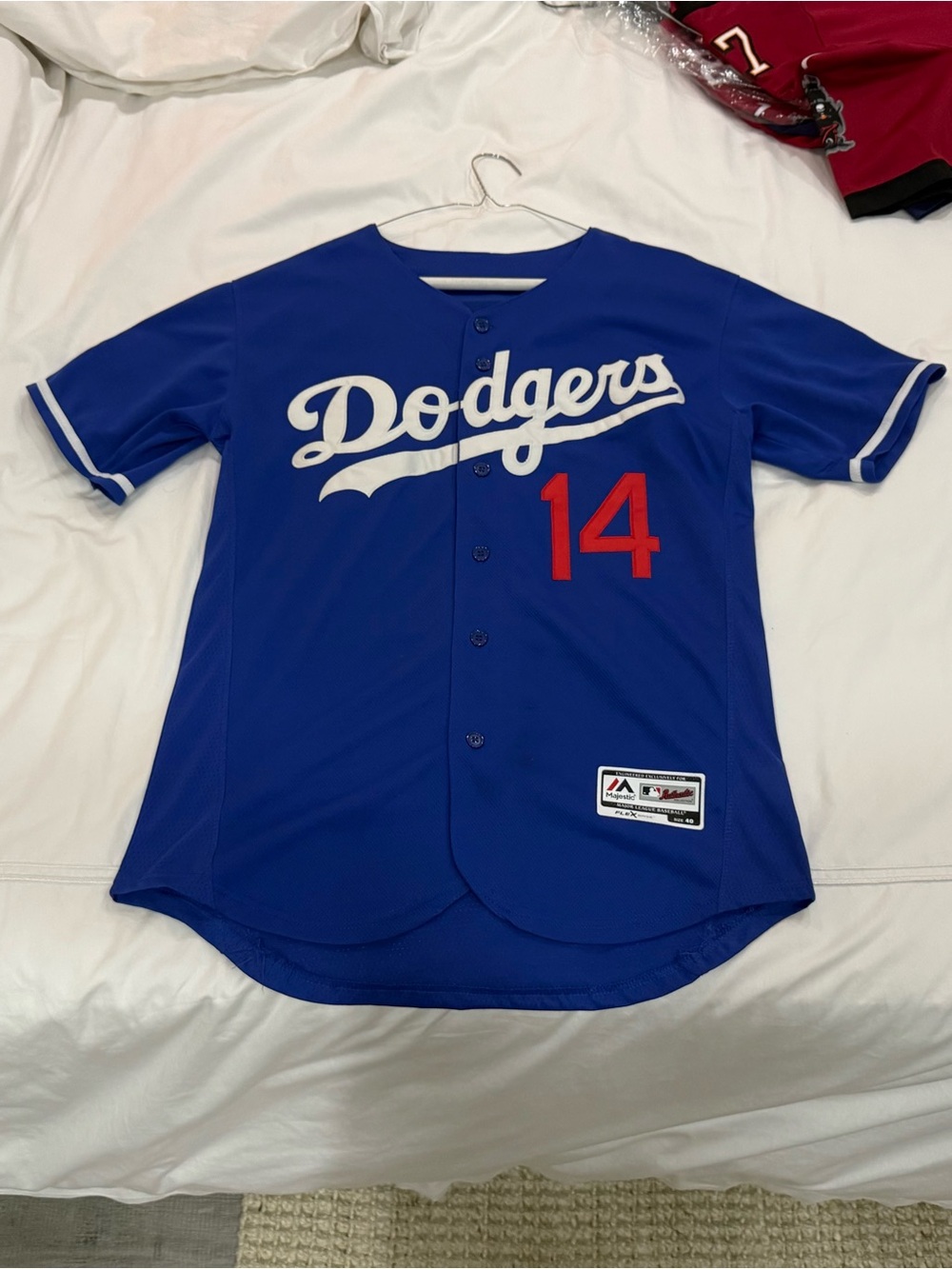 Majestic Los Angeles Dodgers Jersey Kike Hernandez World Series Stitched MLB